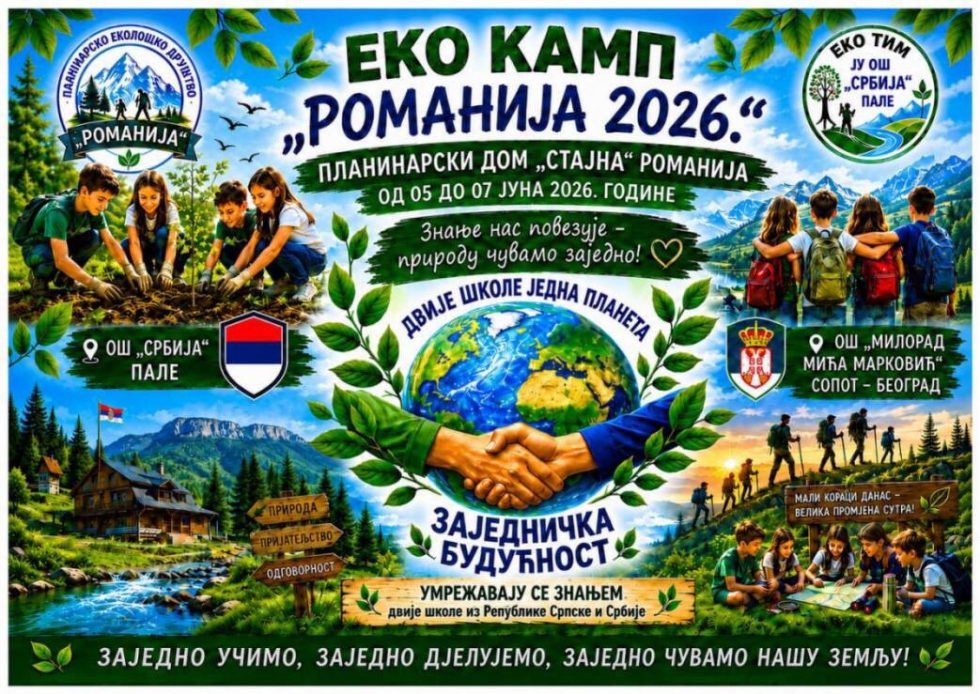 ИЗВЈЕШТАЈ О РЕАЛИЗАЦИЈИ ЕКО КАМПА ИЗВЈЕШТАЈ О РЕАЛИЗАЦИЈИ ЕКО КАМПА